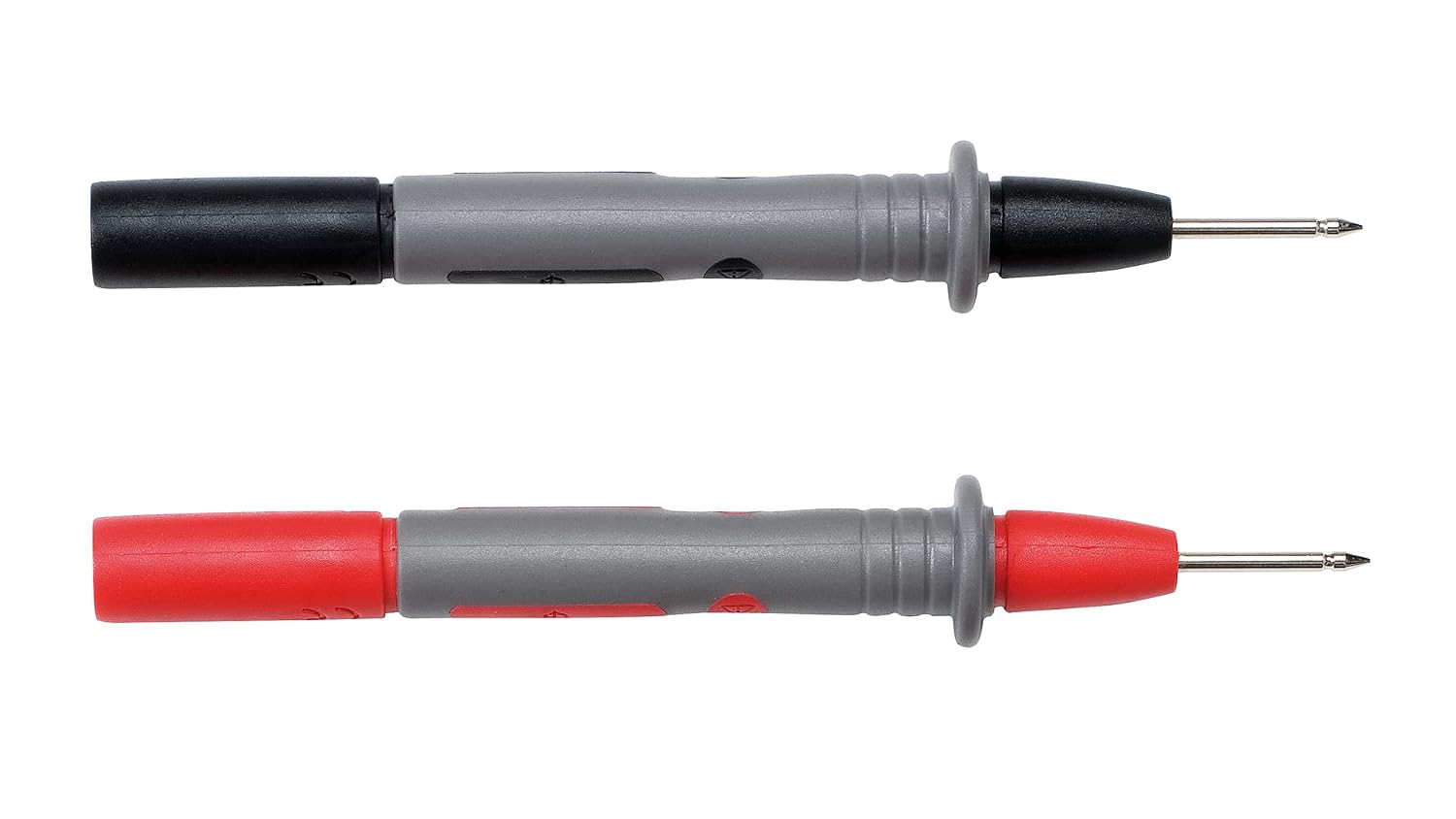 Cat Ii 300v Prüfspitzen – 2er-pack – Robustes Pvc – Sichere Elektrische Messungen – Für Elektriker Und Heimwerker – Rot Und Schwarz