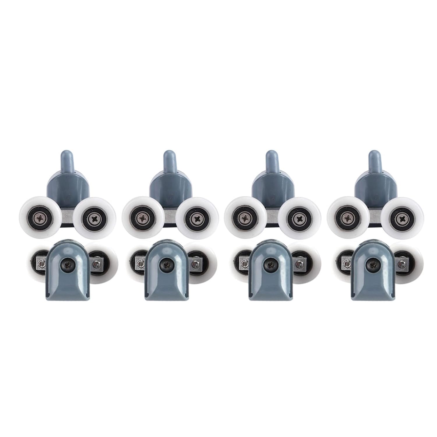 8 Verstellbare Rollen Aus Messing Und Abs Für Schiebetüren In Der Dusche, Geräuschlose Reparatur, 4–8 Mm Glas