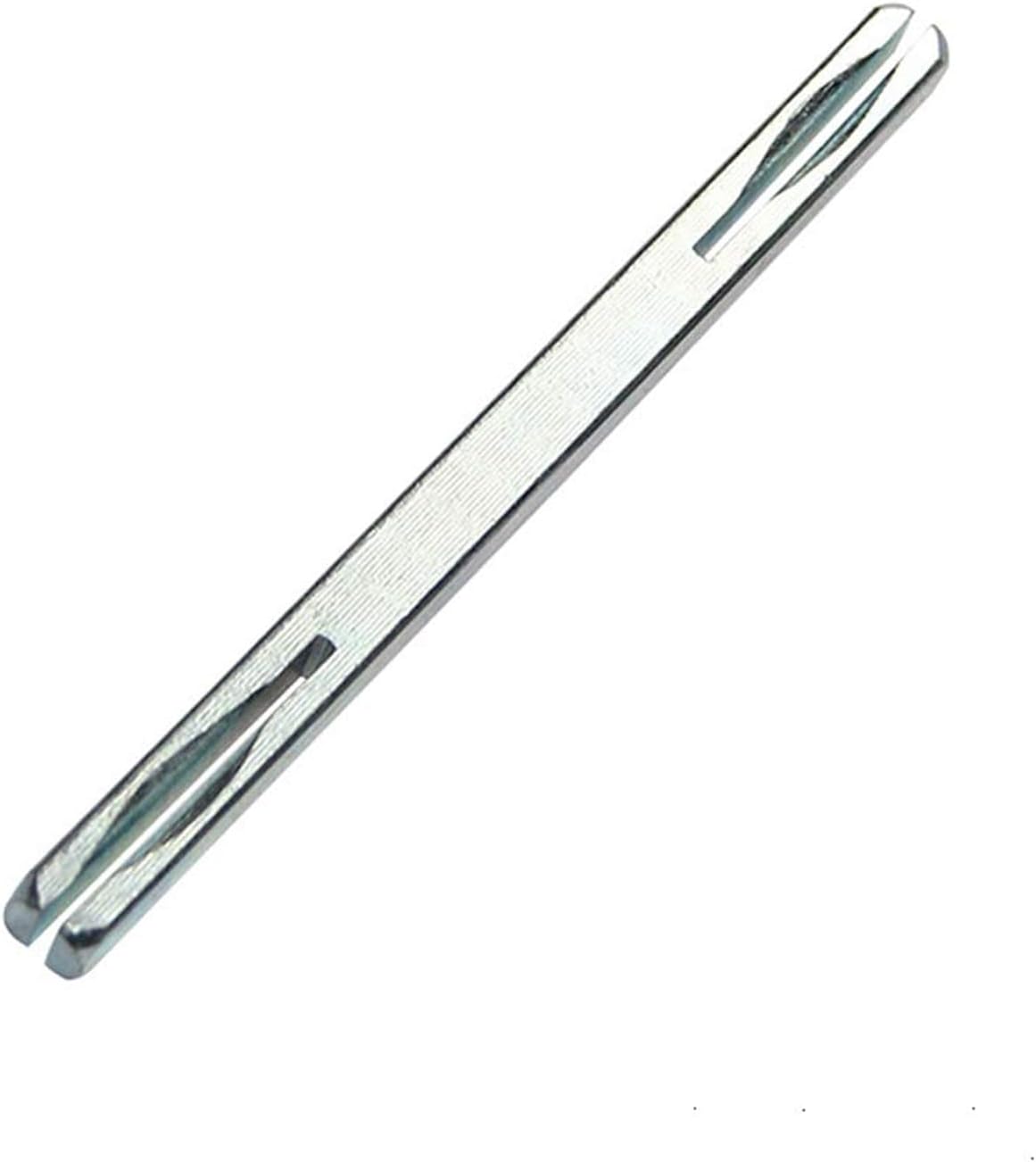 8-mm-vierkantschaft – 1 Stück – Massivstahl – Türgriffbefestigung – Innen/außen – Silber, 140 Mm