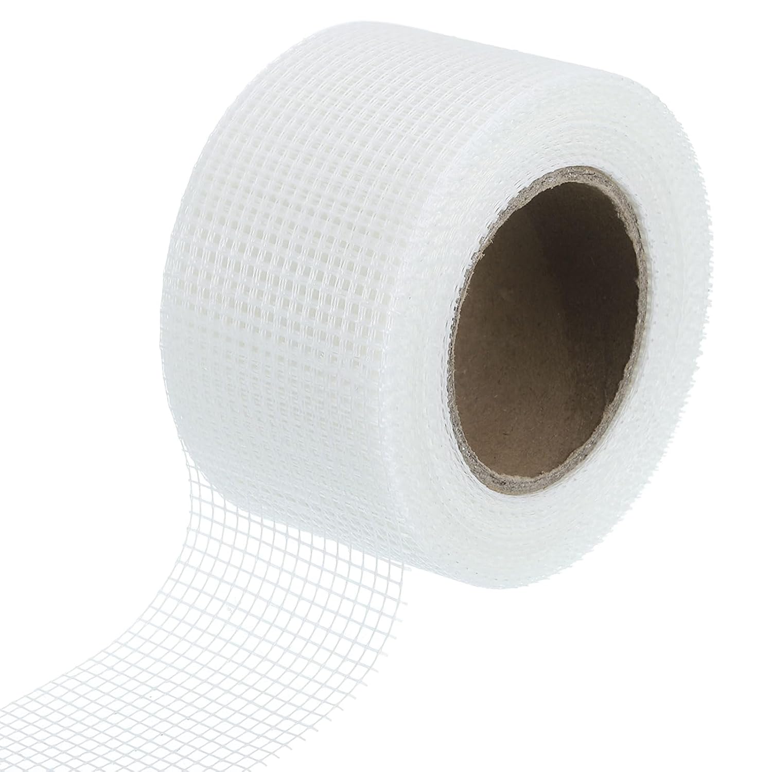 Fugenband Für Trockenbauwände – 1 Rolle – Selbstklebendes Glasfaserband – Verstärkt Risse In Wänden Und Decken – Für Feuchte Innen- Und Außenbereiche Geeignet – Weiß, 50 Mm X 20 M
