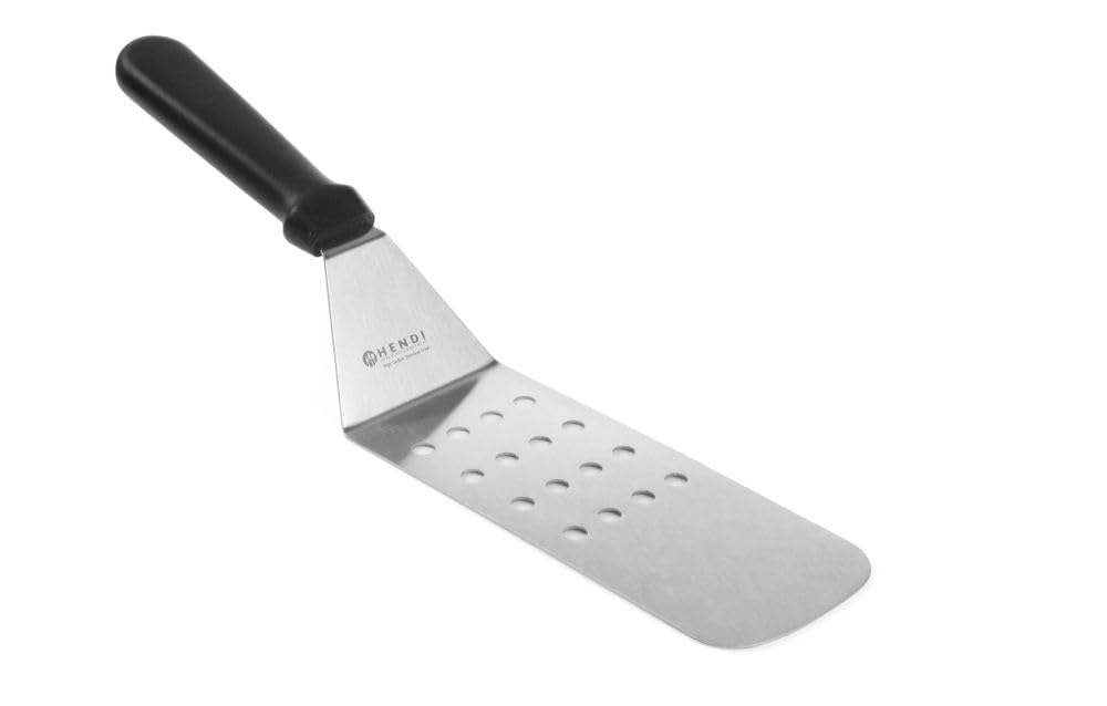 Perforierter, Flexibler Spatel – 1 Stück – Polypropylen Und Edelstahl – Spülmaschinenfest – Für Den Täglichen Gebrauch – 210 X 73 Mm