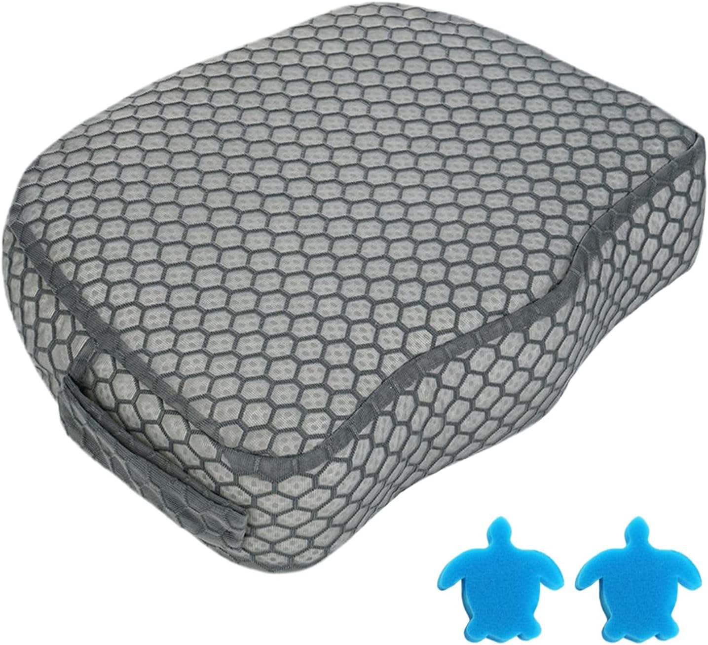 Erhöhter Badewannensitz – 1 Stück – Atmungsaktives 3d-netzgewebe – Rutschfest, Nicht Schwimmend – Für Spa, Pool Und Badezimmer – 40 X 30,5 X 12,7 Cm