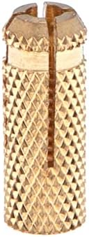 M8-hammeranker – 10er-pack – Massives Messing – Verankerung In Beton Und Mauerwerk – Für Hochbelastbare Befestigungen – Durchmesser 8 Mm, Länge 28 Mm