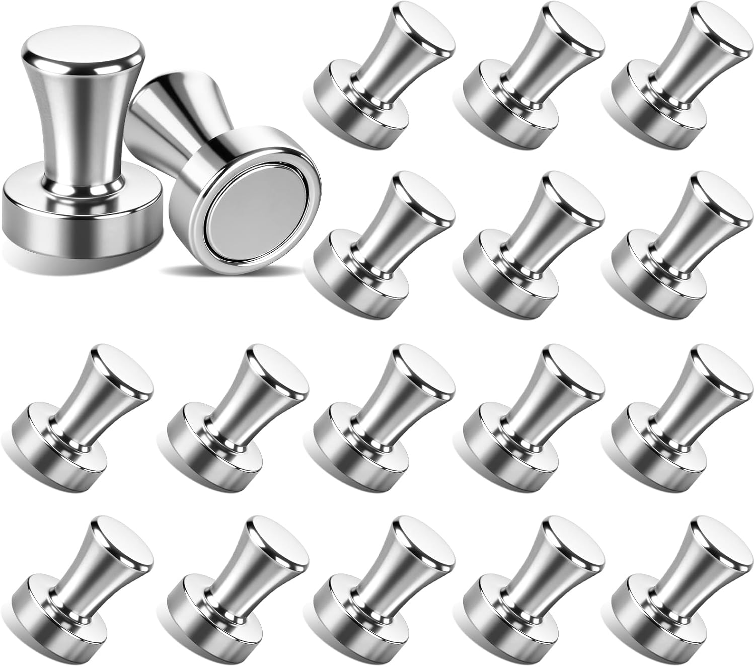 Leistungsstarke Neodym-magnete – 18er-pack – Größe: 16 X 20 Mm – Robuste Befestigung Für Zuhause Und Büro