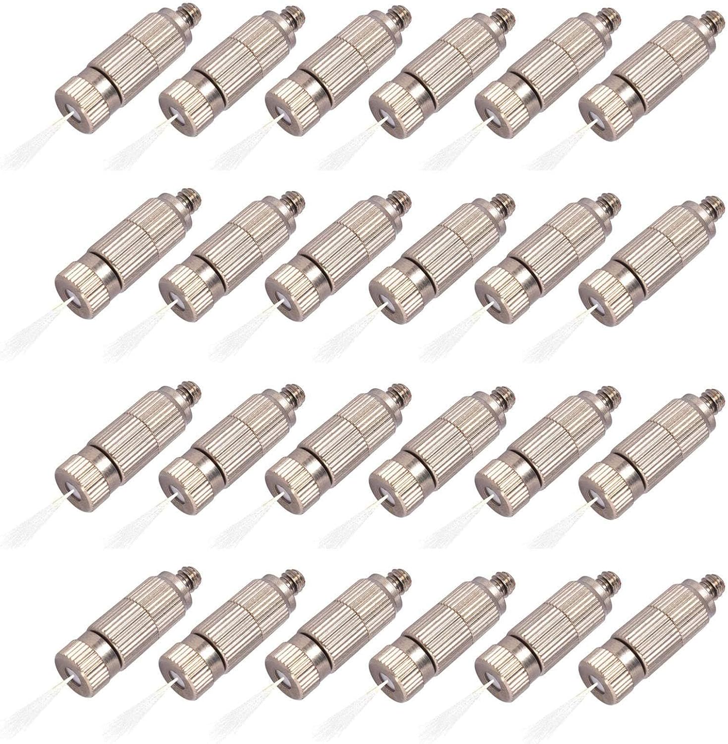 Sprühdüsen Aus Messing – 50er-pack – Robuste Legierung – 0,2 Mm Hochdruckdüse – Für Gewächshäuser Und Terrassen – Präziser Durchmesser