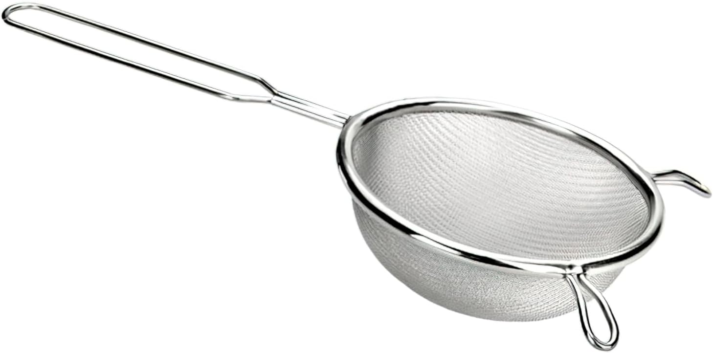 Edelstahl-sieb – 1 Stück – Edelstahl – Präzise Filtration 8 Cm – Für Den Täglichen Gebrauch In Der Küche – Silber 20,5 X 7 X 9 Cm