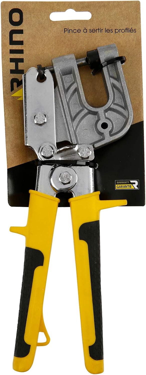 Crimpzange Für Placo-schienen – 1 Stück – Hochwertiger Stahl – Schraubenlose Befestigung – Für Stuckateure Und Fachleute – Ergonomischer Griff