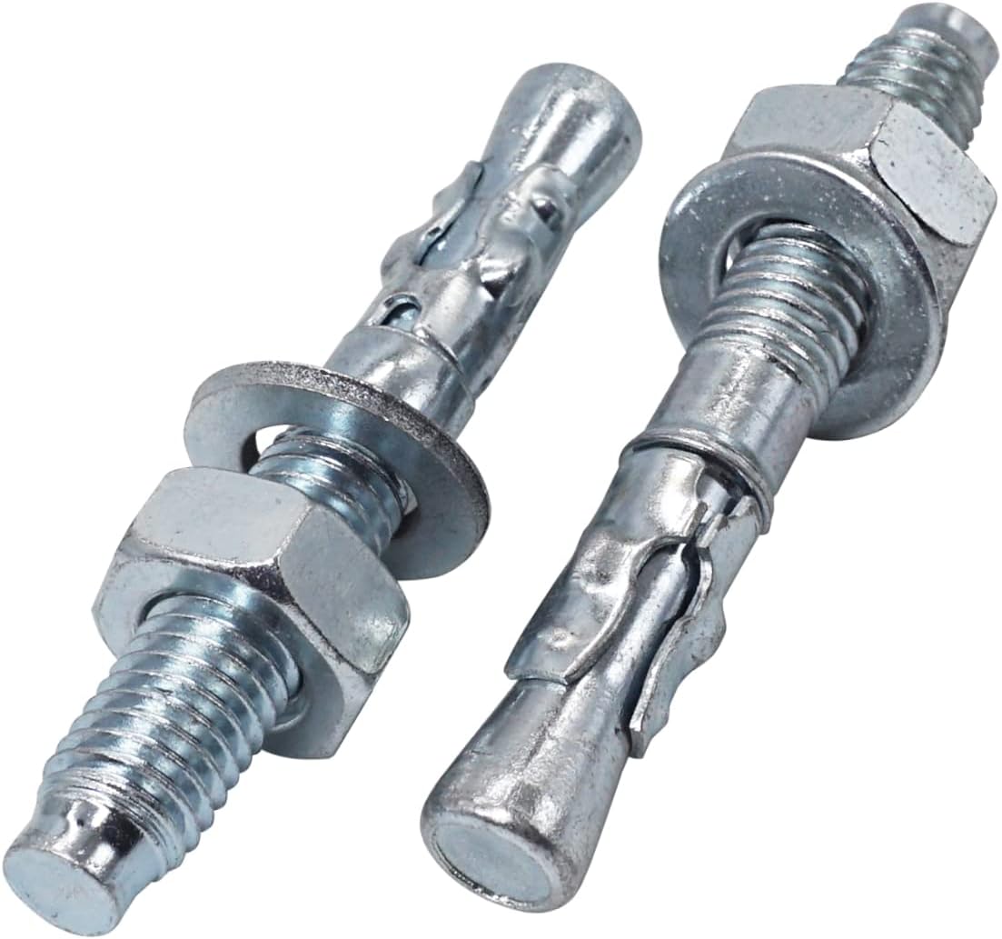 M10 X 75 Mm Spreizdübel – 8er-pack – Verzinkter Stahl – Robuste Betonbefestigung – Für Heimwerker Und Profis – Silber