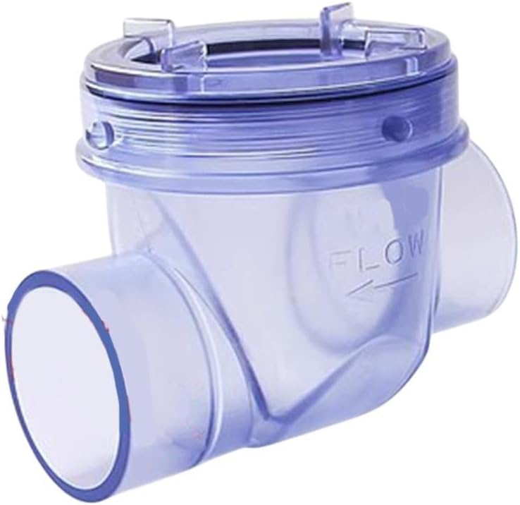 Pvc-rückschlagventil – 1 Stück – Robustes Material – Verhindert Rückfluss Von Abwasser – Für Haushalt Und Industrie – Durchmesser 50 Mm