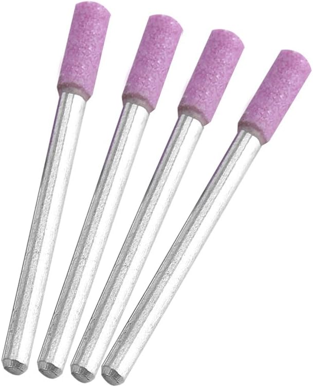 50 Stück 4-mm-schleifscheibenköpfe, Schleifsteine, Schärfstäbe Für Rotationswerkzeuge Mit 3-mm-schaft Für Rotationswerkzeugschärfer