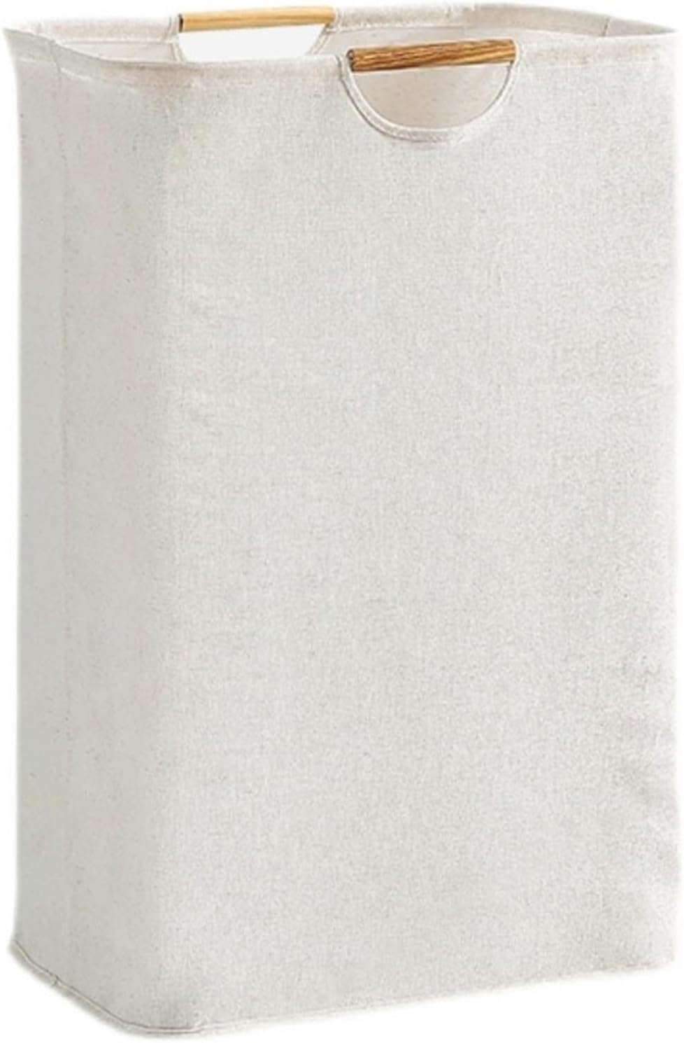 Wäschekorb – 1 Stück – Baumwolle Und Leinen – Faltbar Und Wasserdicht – Für Bad Und Schlafzimmer – Beige, 56 X 40 X 27 Cm