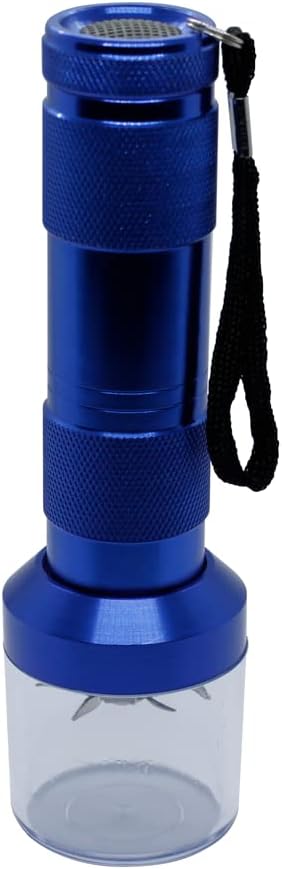 Elektrische Kräutermühle – 1 Stück – Blaues Metall – Schnelles Mahlen Von Gewürzen Und Tees – Küche Und Freizeit – Kompakt