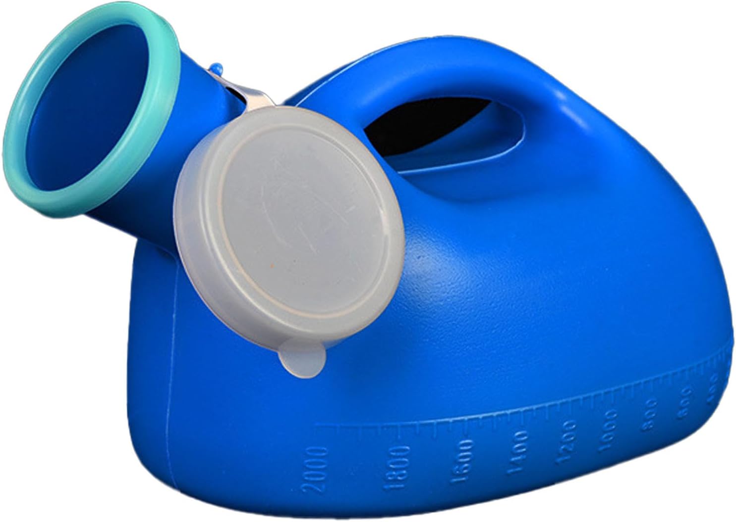2000-ml-urinal Für Männer – Robustes Kunststoffmaterial – Auslaufsicher Mit Deckel – Für Senioren Und Menschen Mit Eingeschränkter Mobilität – Blau