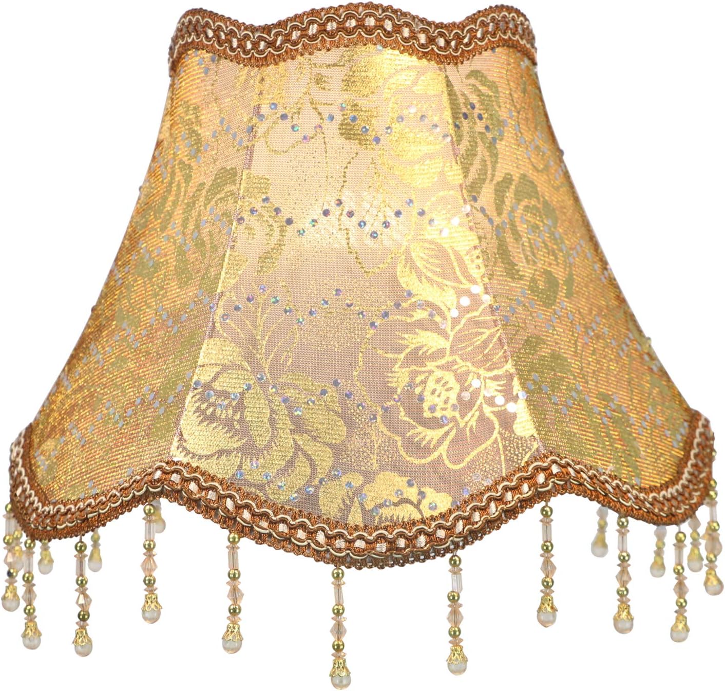 Brauner Stofflampenschirm – 1 Stück – Handgefertigt – Für E27- Und E14-leuchtmittel – Wohn- Und Schlafzimmer – 13 X 25 X 20 Cm