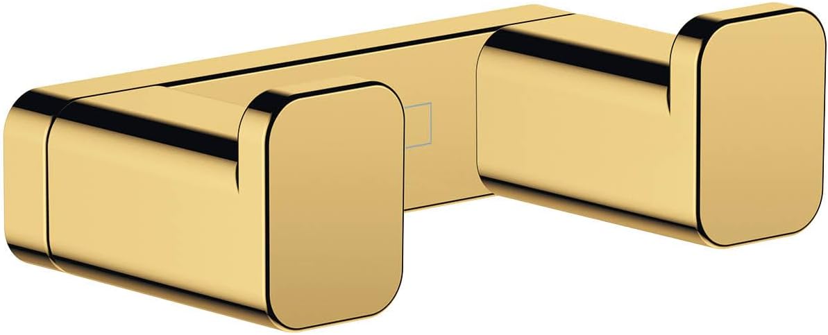Doppelter Handtuchhaken – 1 Stück – Gebürstetes Bronzemetall – Verdeckte Wandmontage – Modernes Badezimmer – 66 X 36 Cm