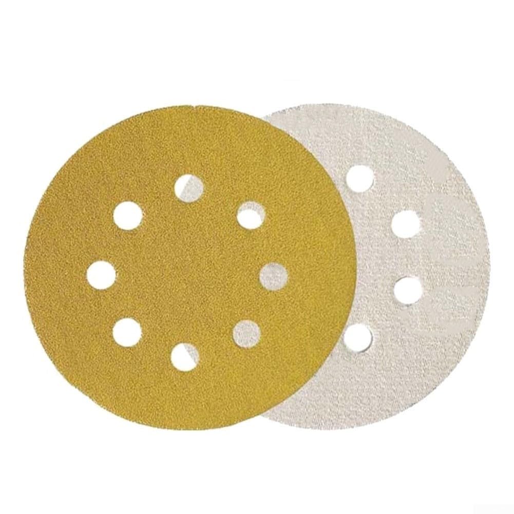 20er-packung Aluminiumoxid-schleifscheiben (125 Mm) – Körnung 120 – Leistungsstarkes, Verstopfungsfreies Schleifen – Für Holz Und Metall – Gelb