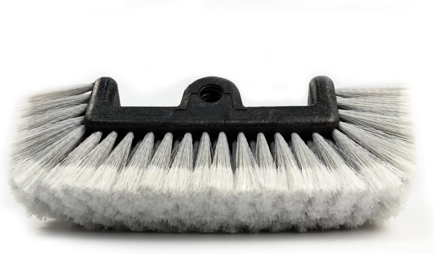 30,5 Cm Waschbürstenkopf – Weiche, Vierseitige Borsten – Kompatibel Mit Standardgriffen – Für Autos Und Wohnmobile – Grau