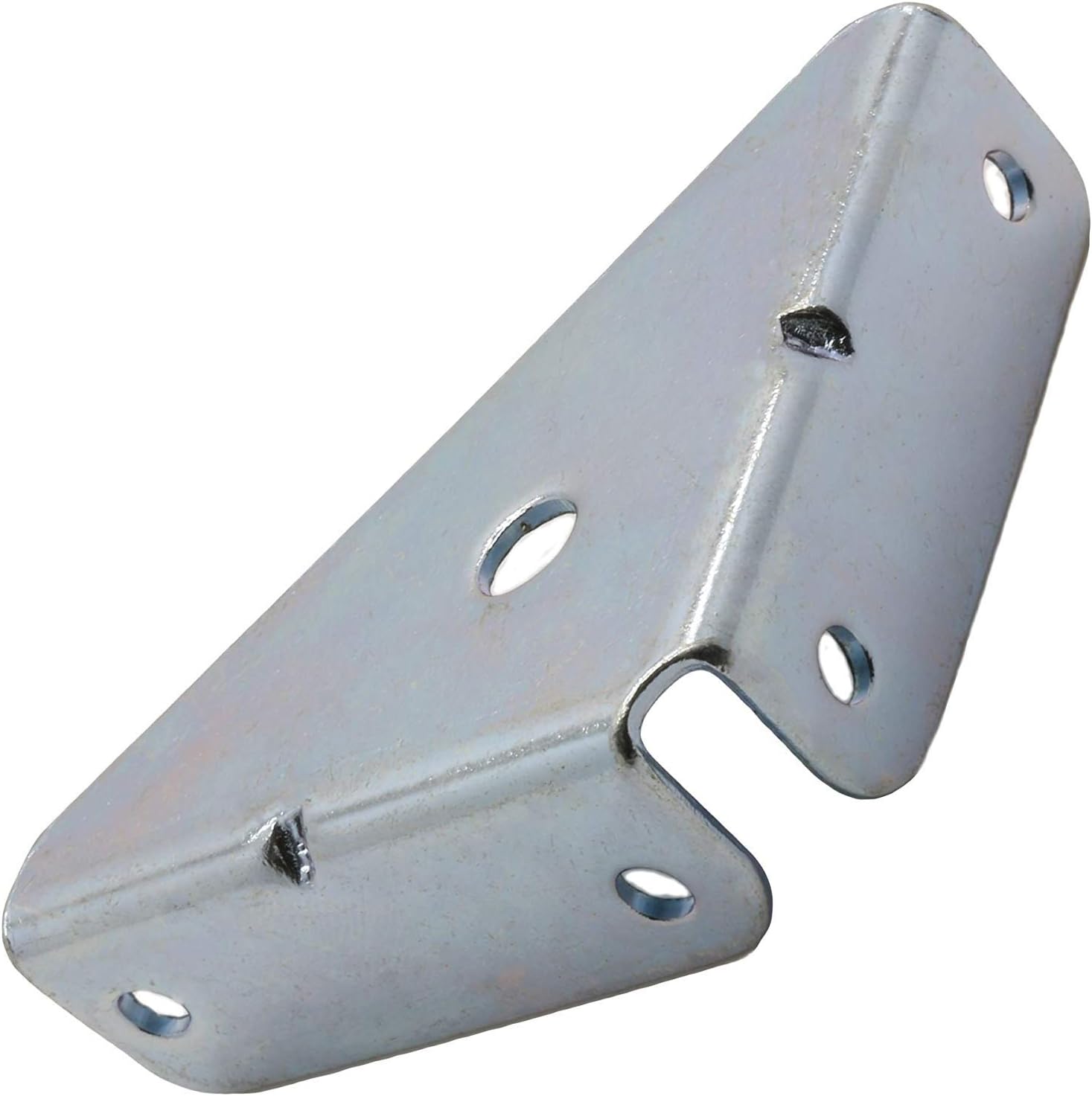 Eckwinkel – 10er-pack – Verzinkter Stahl – Robuste Konstruktionsverstärkung – Für Tischlerarbeiten Und Regalsysteme – 50 X 50 Mm, Grau