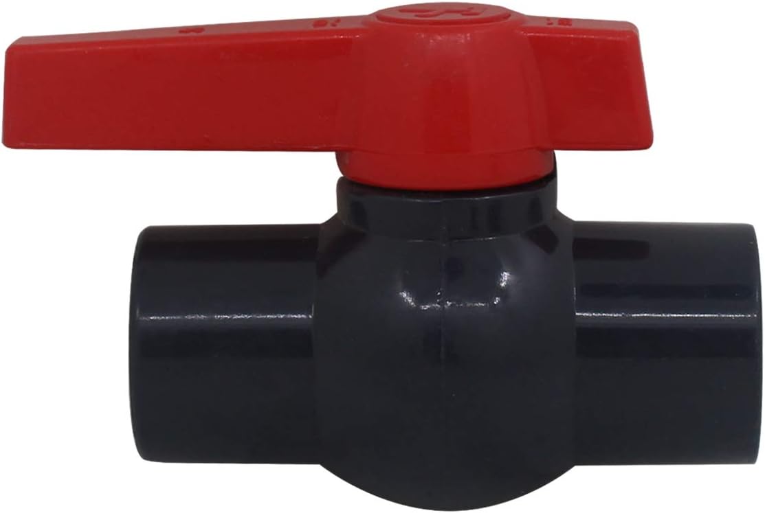 Pvc-kugelhahn Zum Kleben – 1 Stück – Hart-pvc – Wasserdurchflussregelung – Schwimmbad- Und Bewässerungsanlagen – Durchmesser 20 Bis 110 Mm