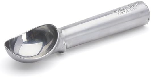 Professioneller Eisportionierer – 1 Stück – Aluminiumguss – Beheizbarer Eutektischer Griff – Für Eismaschinen Und Den Hausgebrauch – Grau, 4,5 Cm