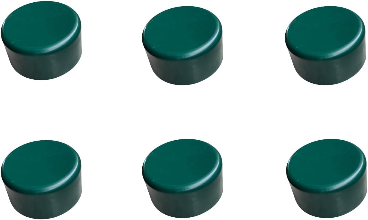 Pfostenkappen – 6er-pack – Kunststoff – Rostschutz – Gartenzaun – 48 Mm Grün