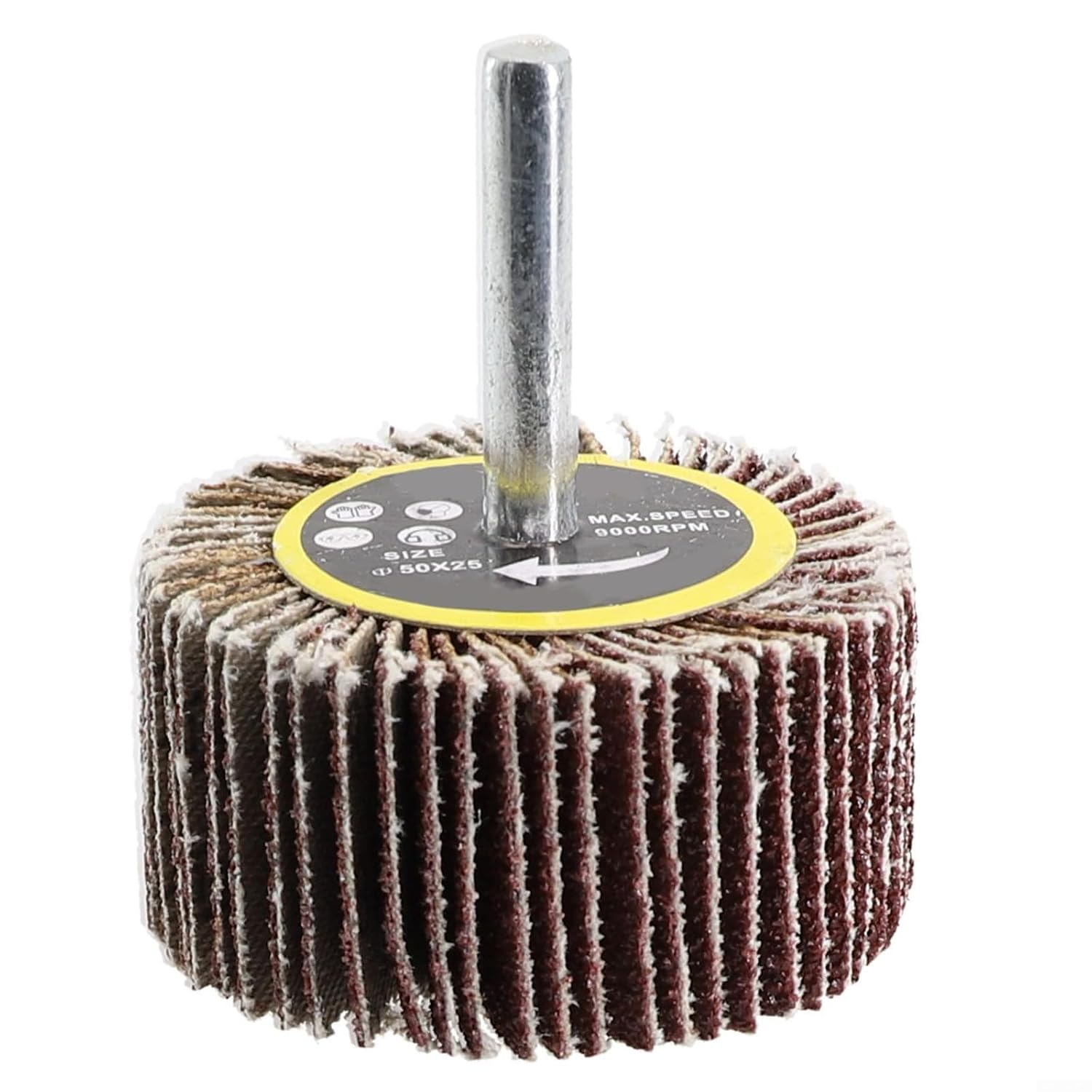 25-50 Mm Schleiflamellenscheibe, Körnung 80, Für Elektrische Bohrmaschinen Mit 6 Mm Bohrfutterschaft Für Möbelreparaturen, Bastelarbeiten Und Modellbau (50 Mm)