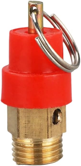 Sicherheitsventil Aus Messing – 1 Stück – 1/8" Und 1/4" Bsp-gewinde – 8 Kg/120 Psi Regelung – Für Luftkompressoren – 9 Mm Durchmesser