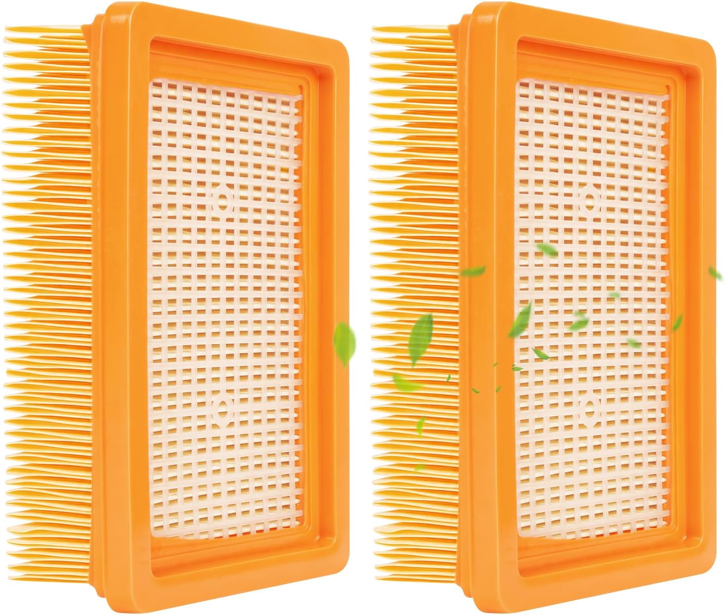 Faltenfilter – 2er-pack – Pu Und Papier – Für Kärcher Wd4, Wd5, Mv4 – Waschbarer Ersatzfilter – 16 X 10 X 5 Cm