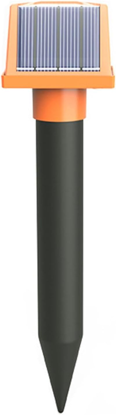 Solarbetriebenes Tierabwehrgerät – 1 Stück – Ip65 Wasserdichtes Abs – Ultraschall Und Led-licht – Schutz Für Garten Und Rasen – 6 Modi Und 300 M²
