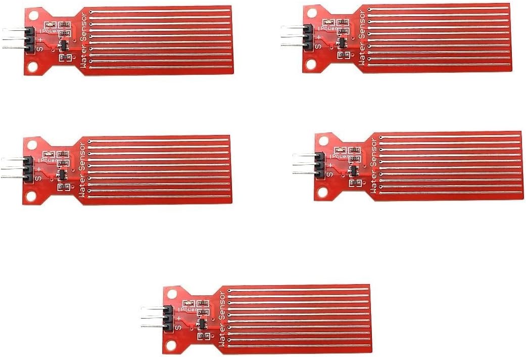 Wasserstandssensor – 5 Stück – Fr4 – Analog – Flüssigkeitserkennung – Arduino – 62 X 20 X 8 Mm