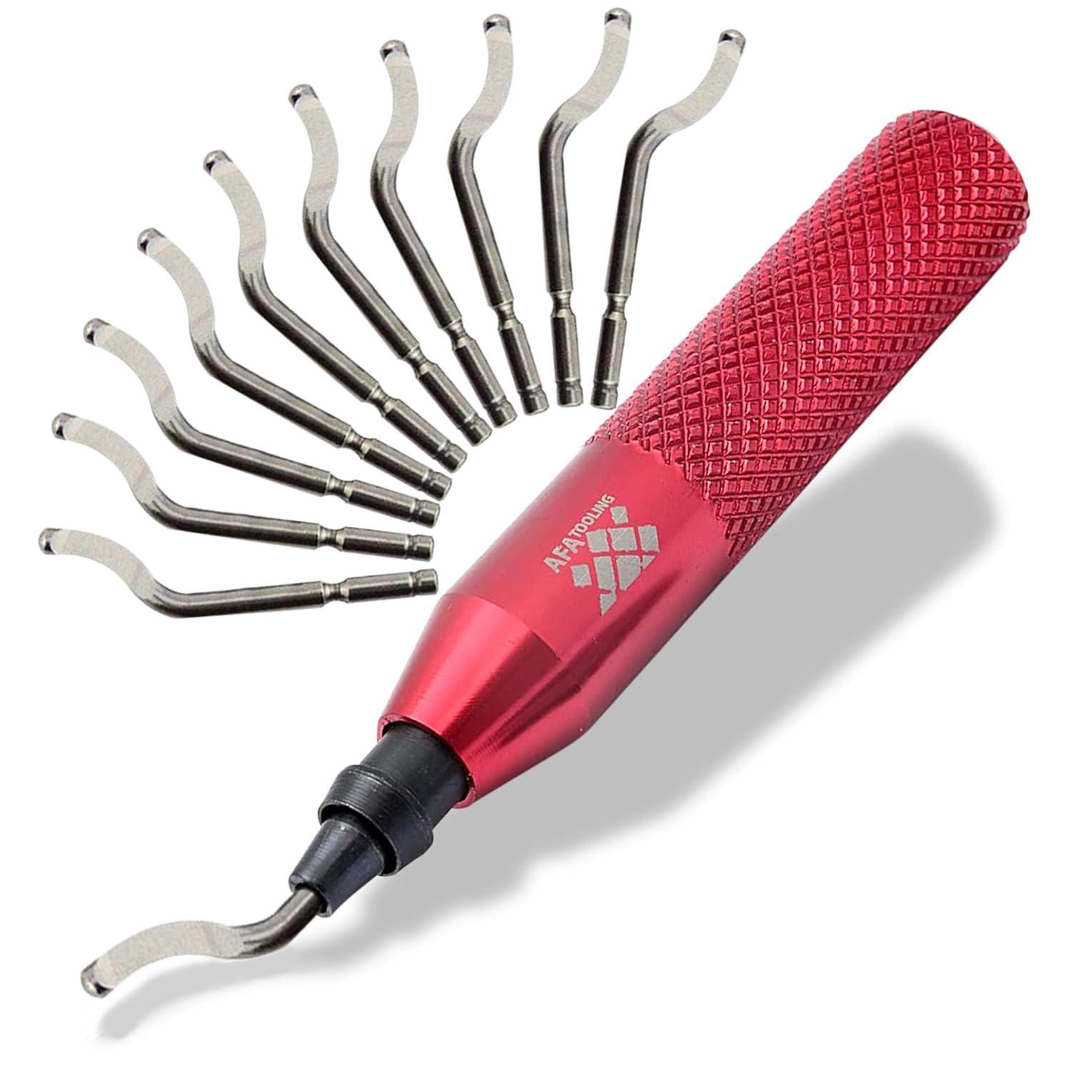 Manuelles Entgratungsset – 11 Hrc67-klingen – Hss-stahl Und Aluminium – Für Metalle, Kunststoffe Und 3d-druck – Für Profis Und Hobbybastler – Inklusive Koffer