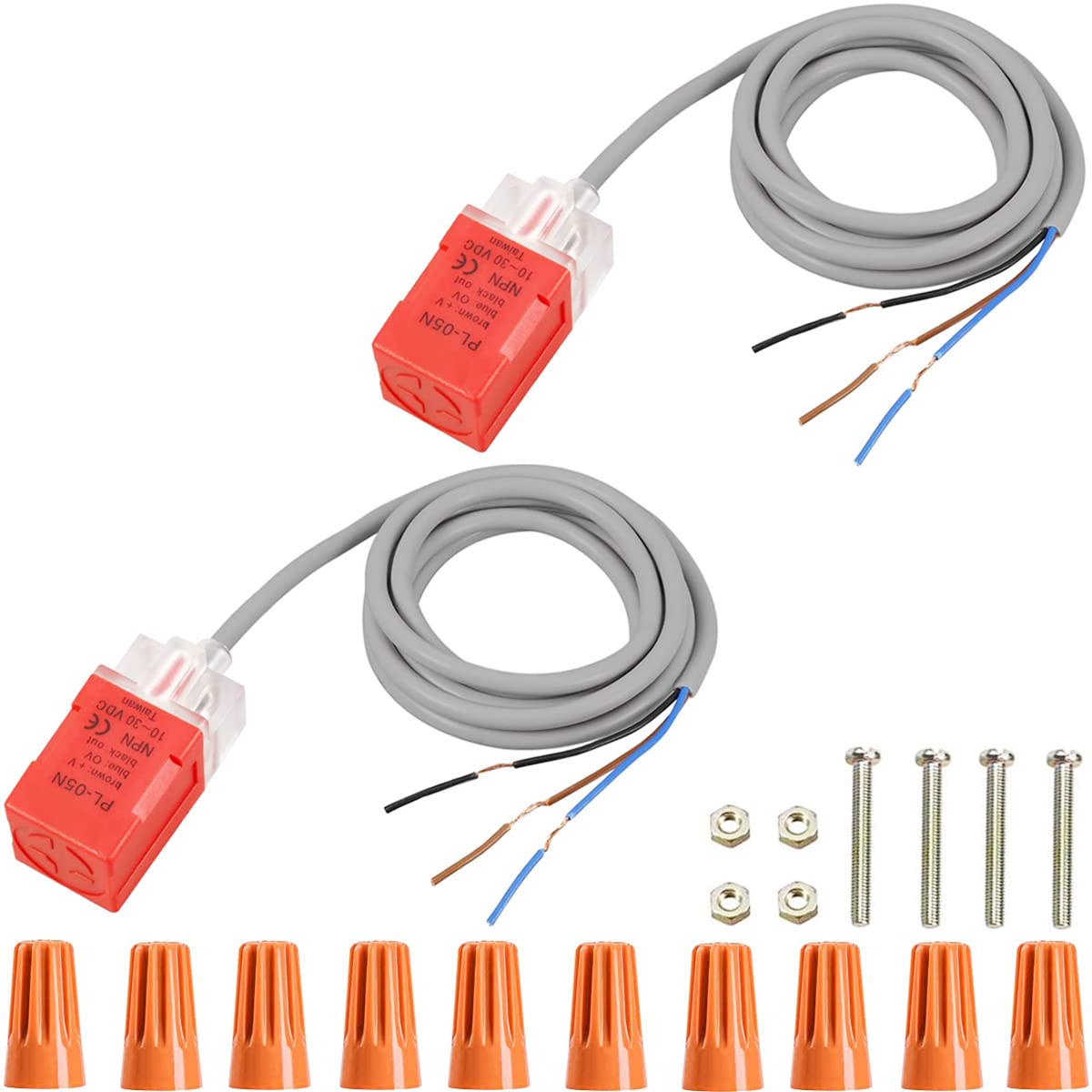 Induktiver Näherungssensor – 2er-pack – Abs-kunststoff – 5 Mm Berührungslose Erfassung – Industrieautomation – 10–30 V Dc
