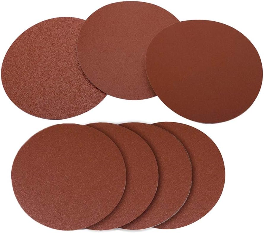 Packung Mit 70 Schleifscheiben (12,7 Cm Durchmesser) – Aluminiumoxid – Selbstklebend – Körnung 80 Bis 400 – Für Holz, Metall Und Kfz-anwendungen