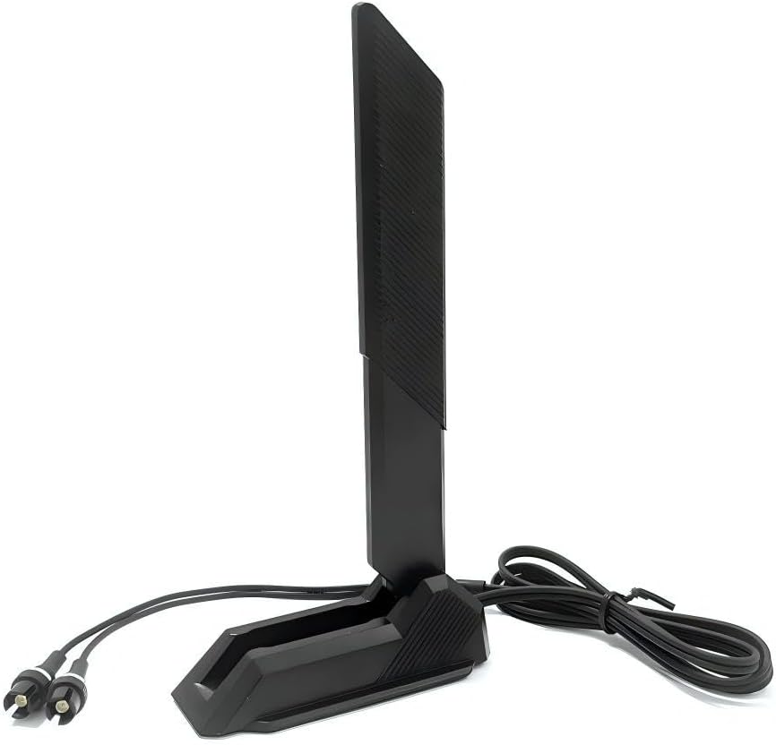 Wlan-antenne 7 – 2er-pack – Tri-band 12 Dbi – Bluetooth 5.4 – Für Asus Gaming-mainboard – Schwarzer Magnetfuß