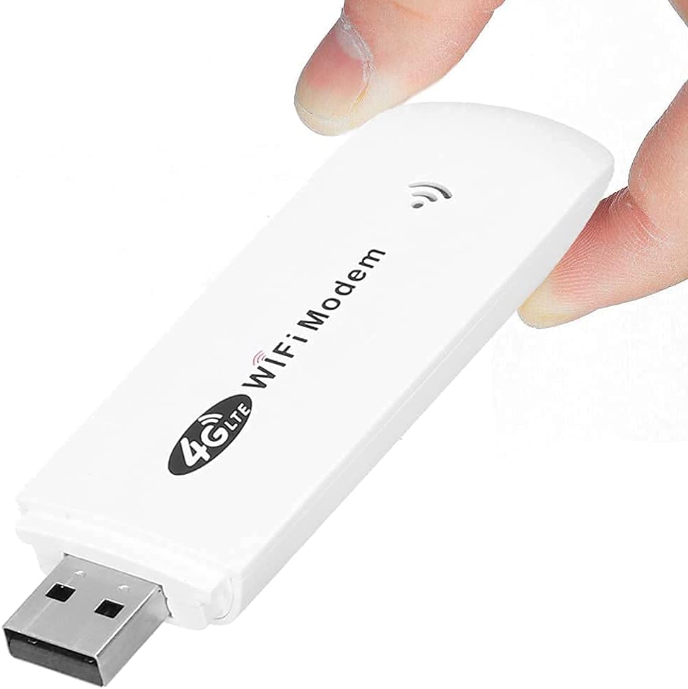 4g Lte Wlan-modem-dongle – 1 Stück – Micro-sim-steckplatz – Tragbarer Usb-router – Für Auto Und Pc – Schwarz
