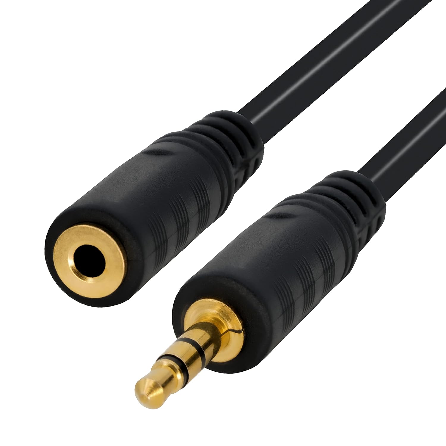 3,5-mm-klinken-audiokabel – 10 Meter – Schwarz – Stereo-verlängerungskabel (stecker Auf Buchse) – Für Kopfhörer Und Lautsprecher