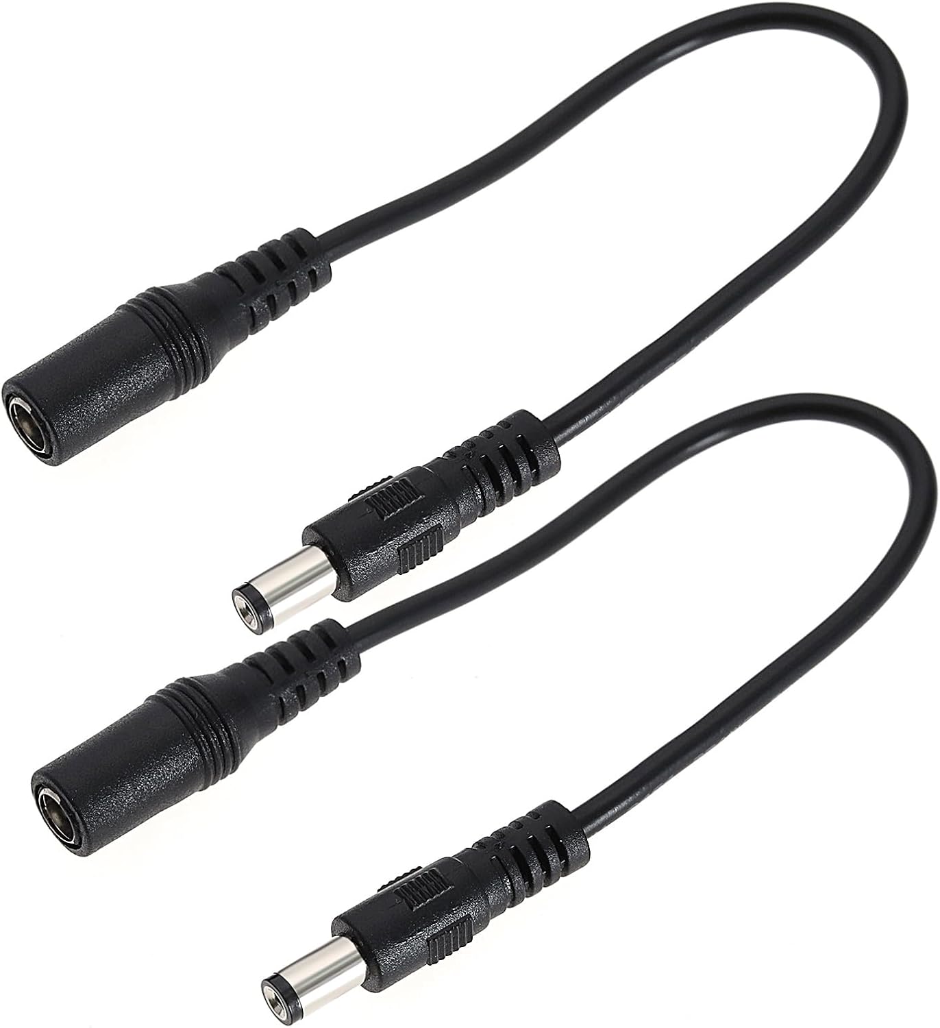 Polaritätsumkehrkabel – 2 Stück – 5,5 X 2,1 Mm Stecker – Netzteil – Für Gitarreneffektpedale Und Radios – 15 Cm