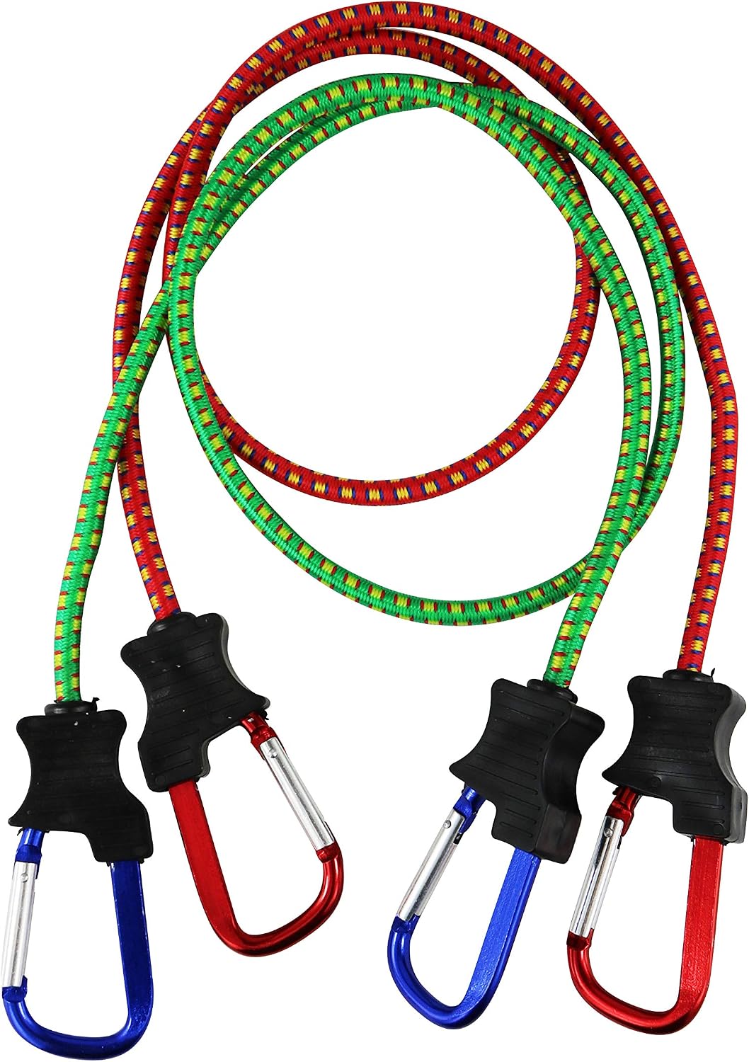 Elastisches Bungee-seil – 1 Stück – Polypropylen – Mit Karabinerhaken – Tragkraft 20 Kg – Länge 1 M