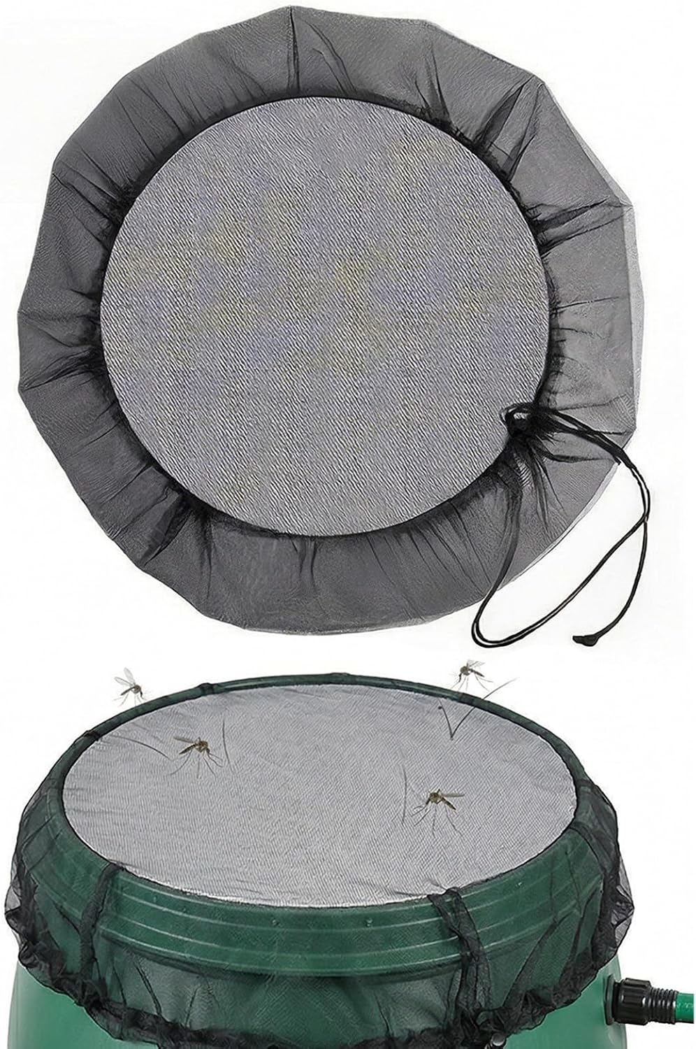 Wassertank-schutznetz – 1 Stück – Polyester – Mücken- Und Laubschutz – Für Wasserauffangbehälter – 90 Cm