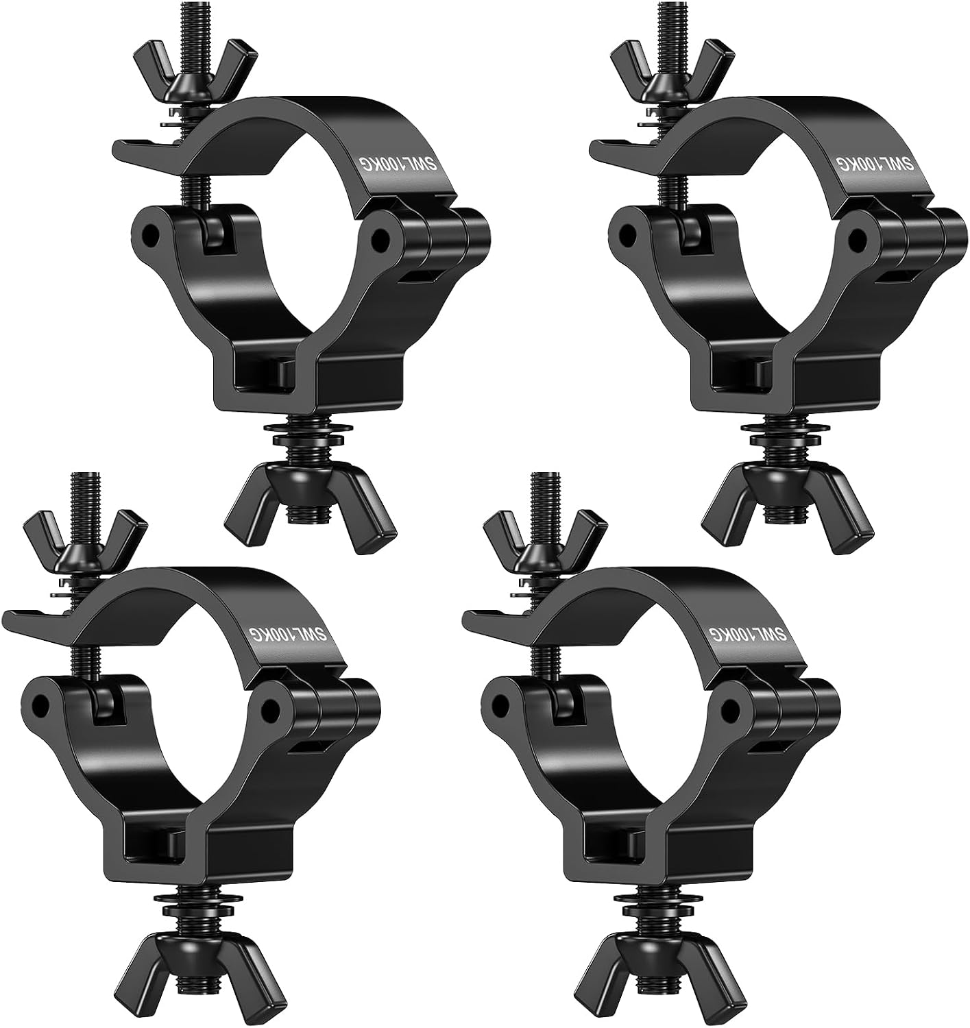 Montagehaken – 4er-set – Aluminiumlegierung – Tragkraft 100 Kg – Bühnenbeleuchtung – 48–52 Mm