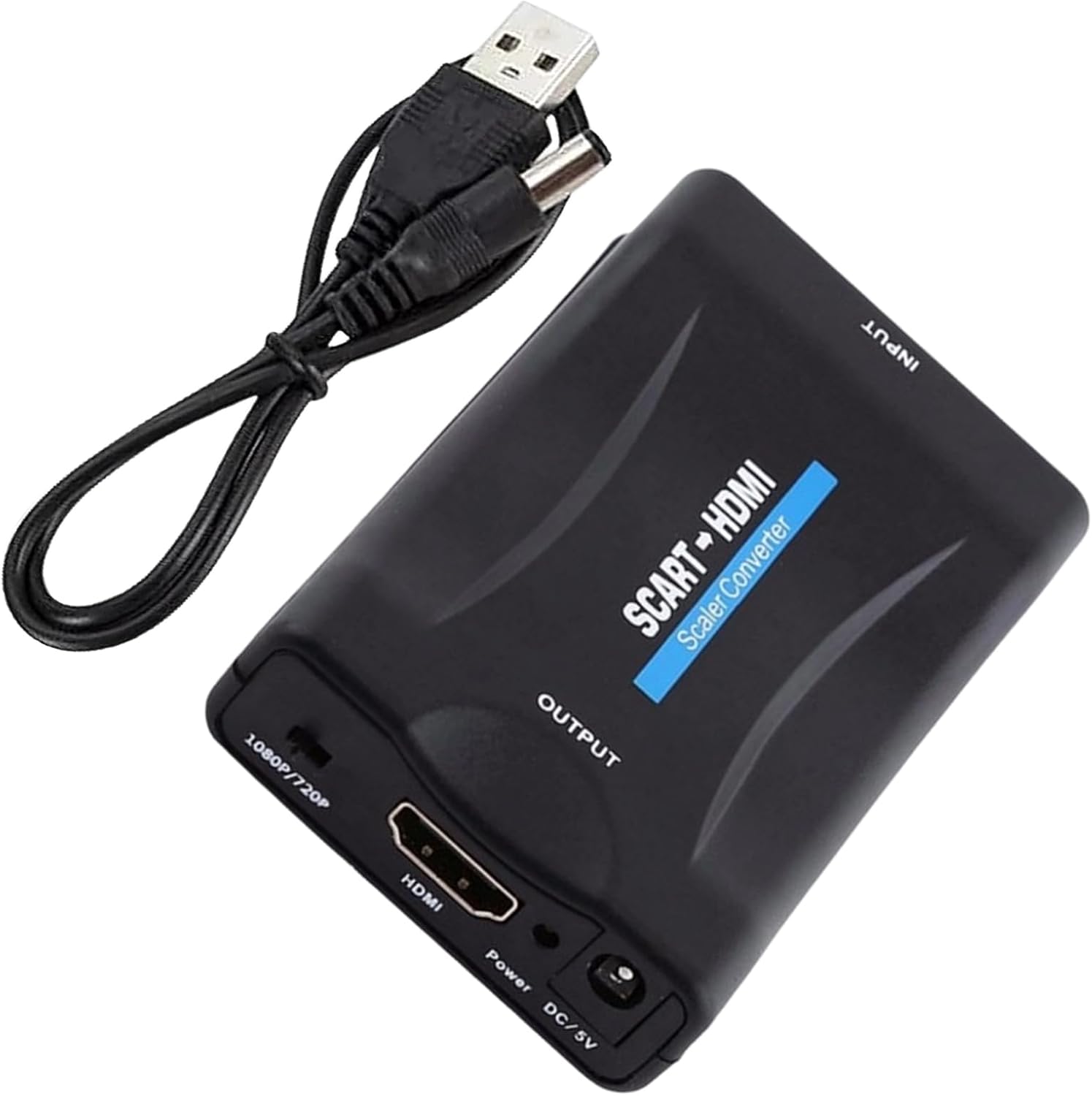 Hdmi-zu-scart-adapter – 1 Stück – Kupfer/schwarz – Full-hd-1080p-konvertierung – Dvd-player, Konsole, Fernseher – Plug & Play