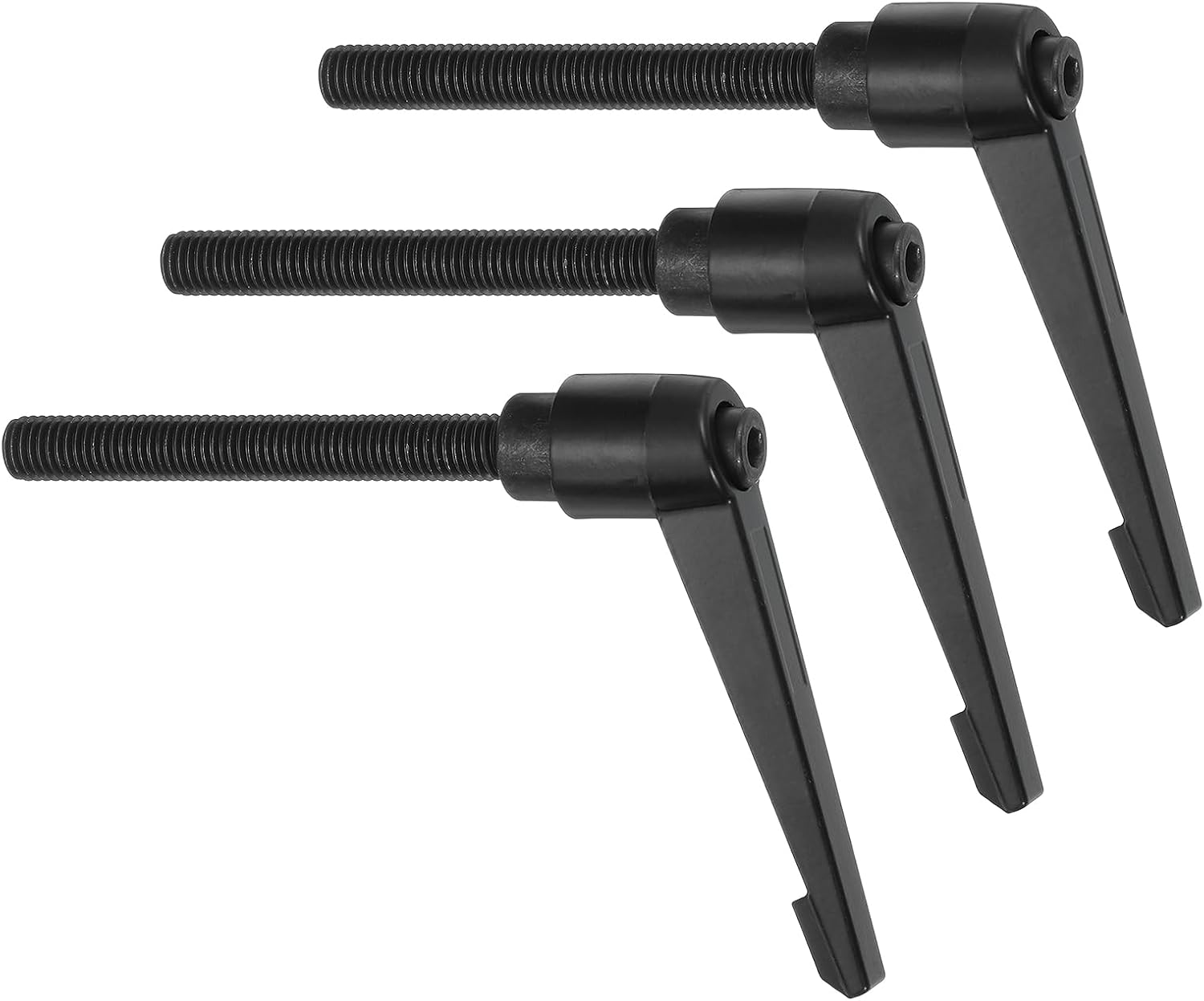 Spanngriff – 3er-set – Legierter Stahl – M10-außengewinde – Für Drehmaschinen Und Industriemaschinen – Schwarz