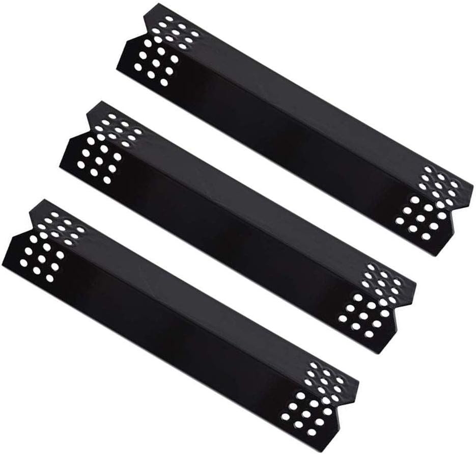 Hitzeschutz – 3er-set – Emaillierter Stahl – Brennerschutz – Für Campingaz- Und Master-grills – 37,0 X 8,25 Cm
