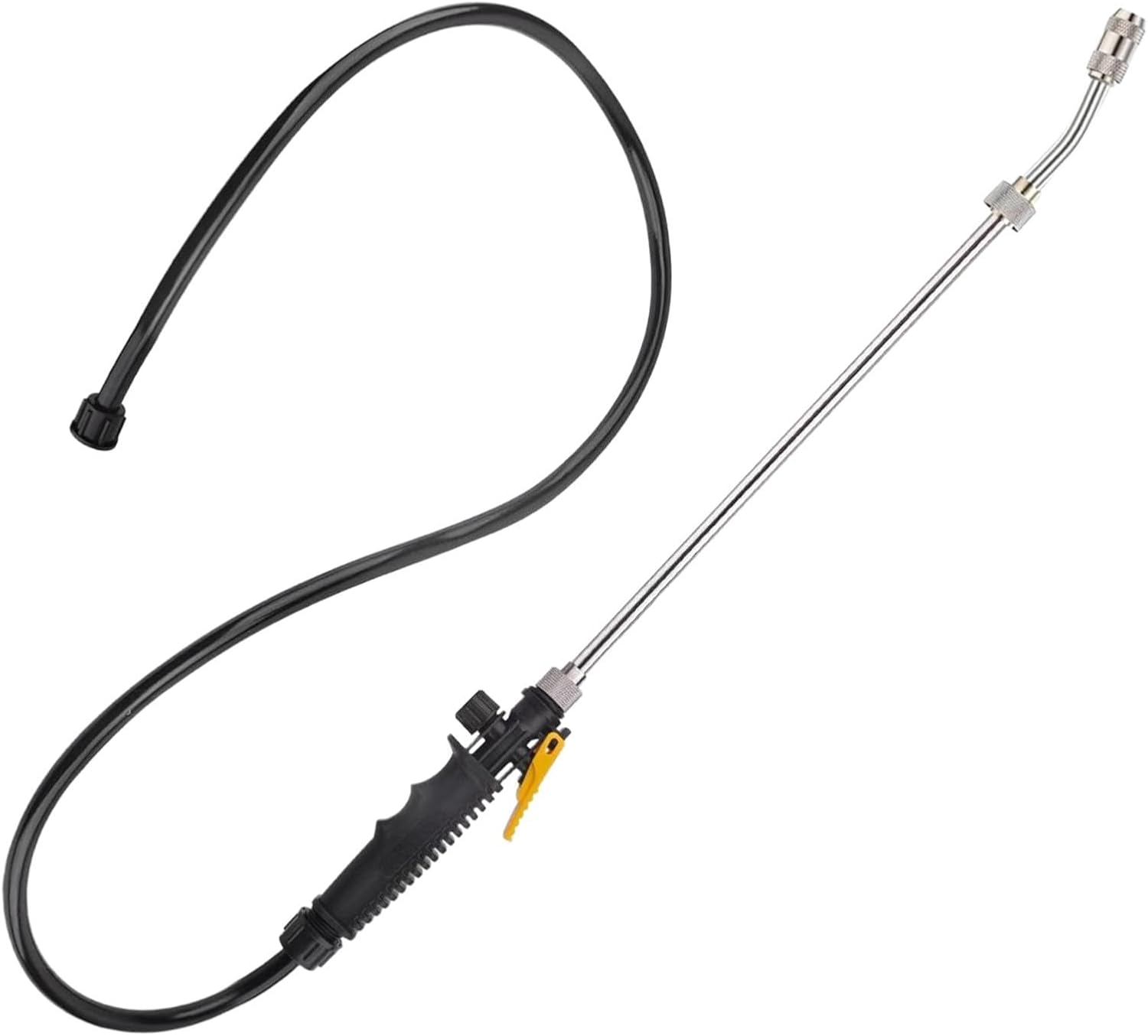 Metall-gießlanze – 1 Stück – Edelstahl – Verstellbare Düse – Garten- Und Autowäsche – 72 Cm Mit 1,1 M Schlauch