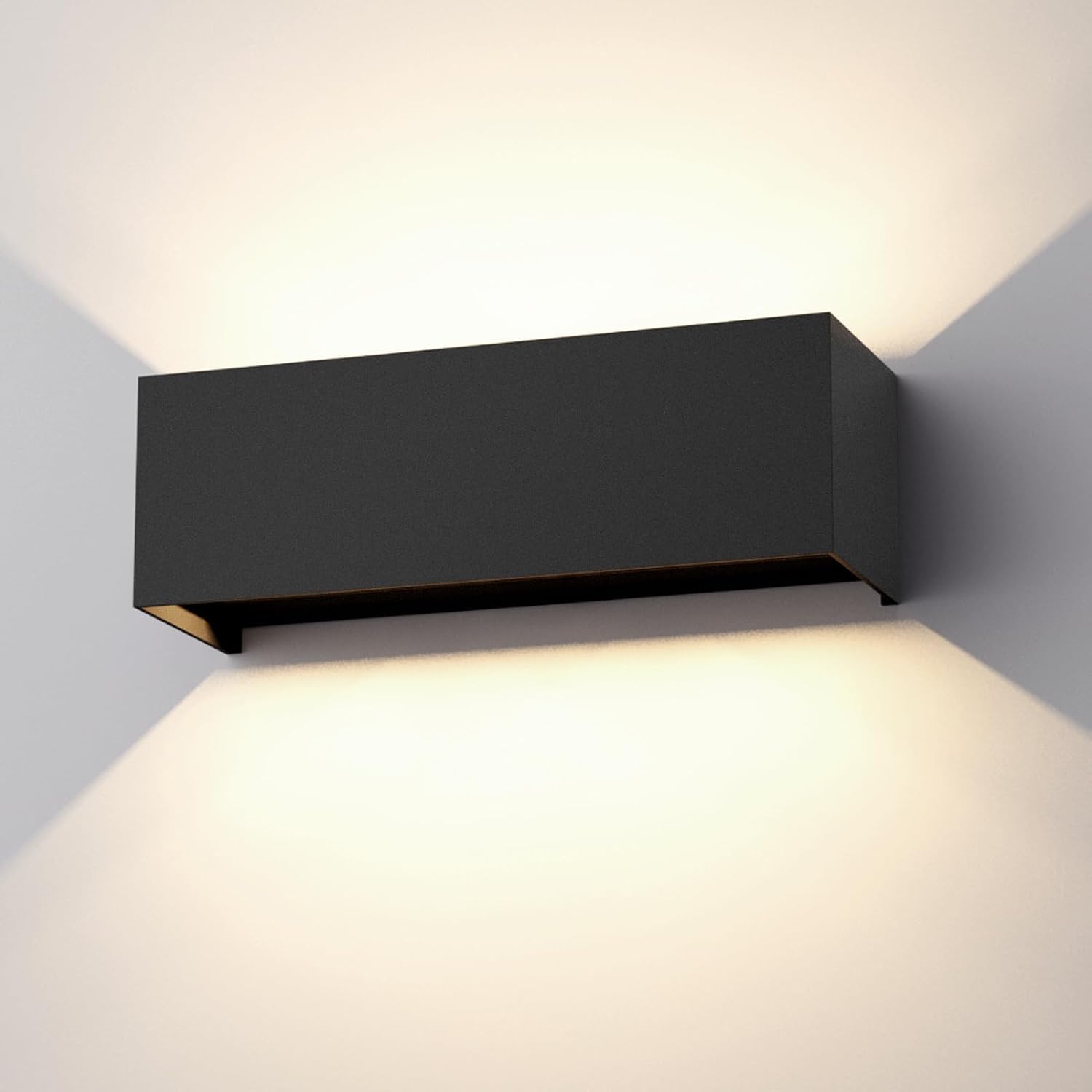 Wandleuchte – 1 Stück – Aluminium – Verstellbar 0–120° – Für Den Innen- Und Außenbereich – Schwarz, 30 X 10 X 10 Cm