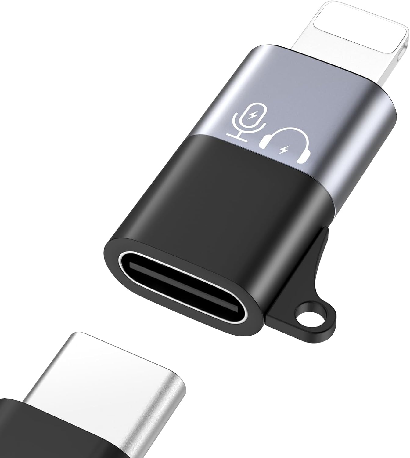Usb-c-auf-lightning-adapter – 1 Stück – Aluminium – 15 W Audio Und Ladefunktion – Für Dji Mic Mini Und Iphone