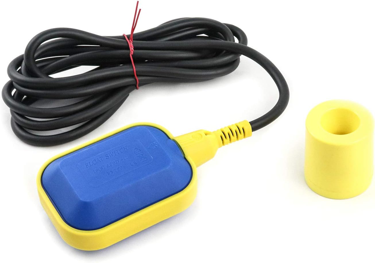 Schwimmerschalter – 1 Stück – 3 M Kabel – Wasserstandsregelung – Tankpumpe – Schwarz