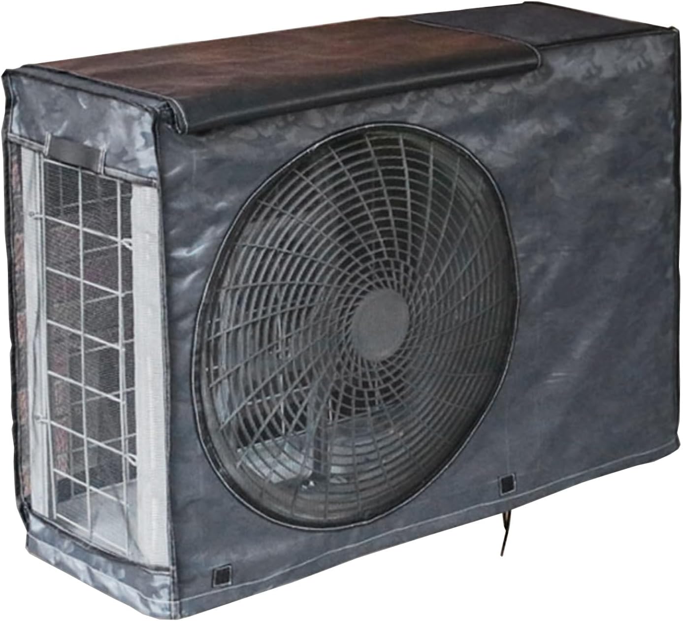Wärmepumpenabdeckung – 1-teilig – 900d Oxford-gewebe – Feuerhemmend Und Wasserdicht – Schutz Für Außenpools – Schwarz, 96 X 70 X 40 Cm