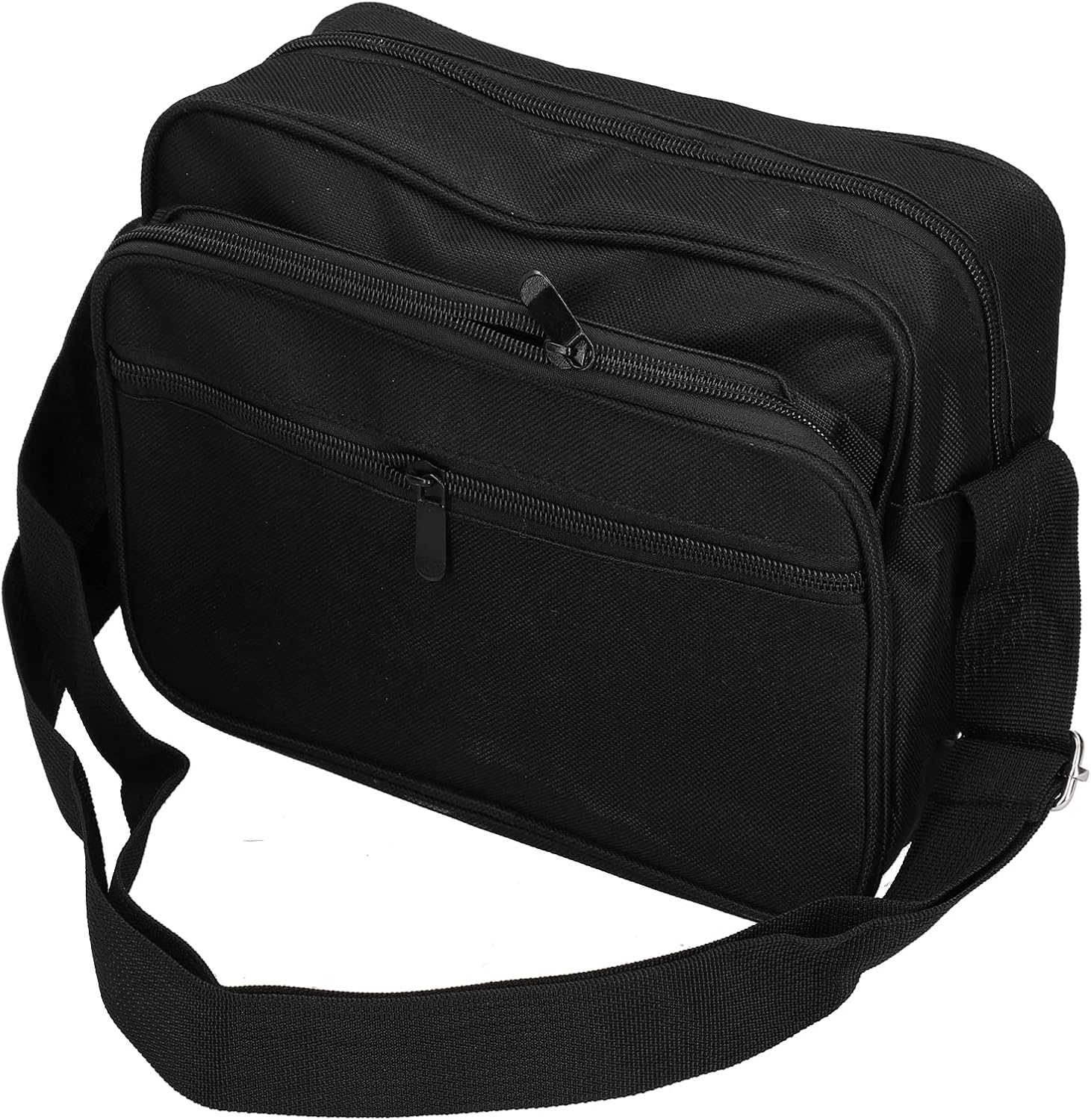 Werkzeugtasche Für Herren – 1-teilig – Strapazierfähiges Schwarzes Canvas – Großes Fassungsvermögen Und Langlebig – Für Handwerker Und Heimwerker – Schultergurt
