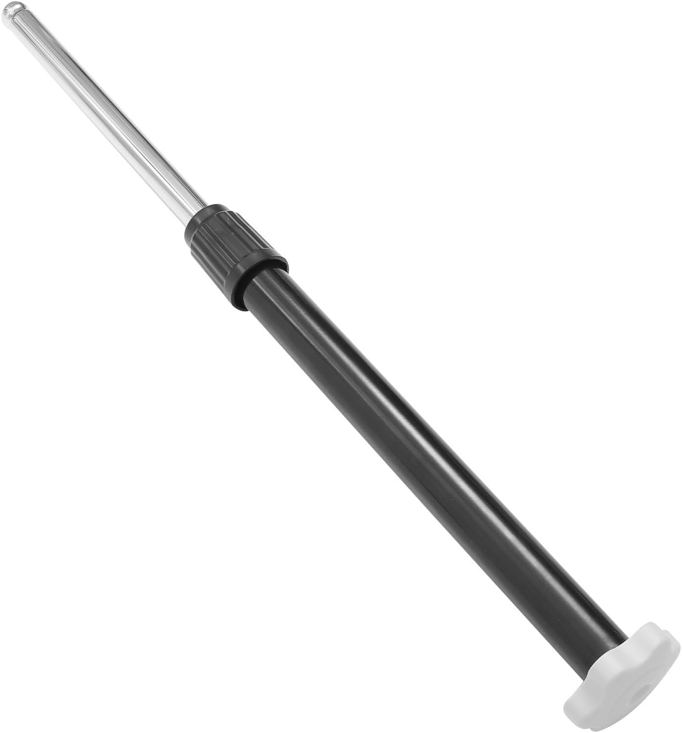 Ventilator-stützstange – 1 Stück – Edelstahl Und Schwarzer Kunststoff – Stabiler Und Robuster Standfuß – Für Haushaltsventilatoren – 45,5 X 5 X 5 Cm